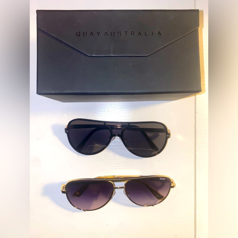 Quay Sunglasses and Case